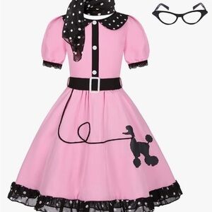 1950s Sock Hop Girls Costume Dress